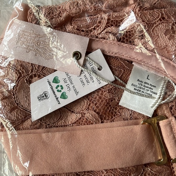 Revolve x We Are Hah Busta Move Bustier – Copper Rose – Size L – NWT - Picture 5 of 10